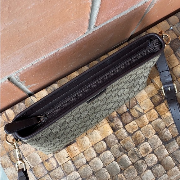 Gucci gg monogram logo supreme messenger bag - Picture 4 of 13